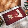 Collingwood Printed Flannel Area Rug Non Slip Soft Polyester Floor Carpet Indoor Decor Mat for Bedroom Living Room Sofa Game Room Home Decoration