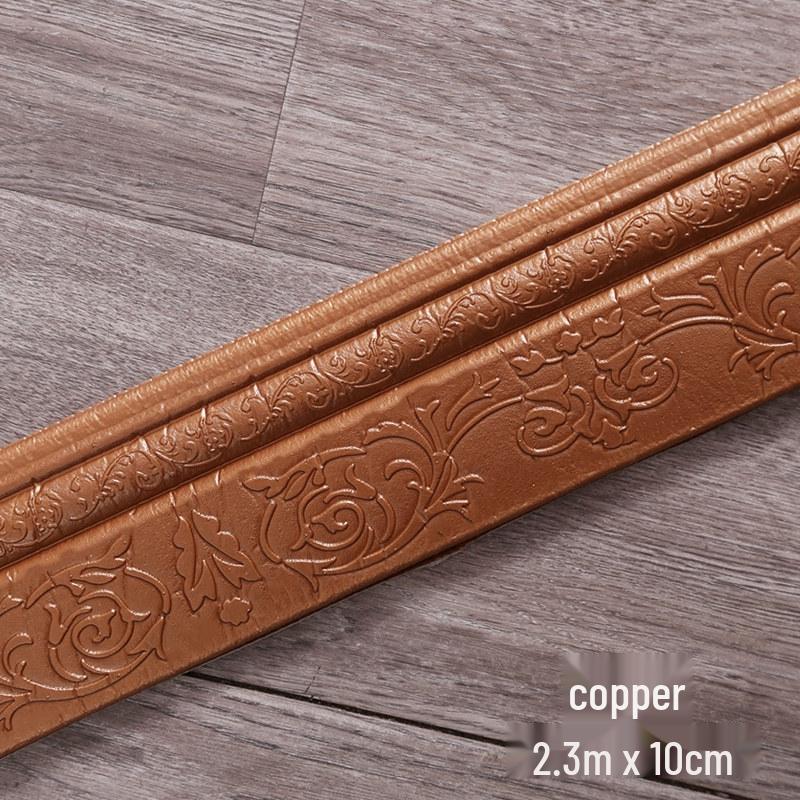 Водонепроницаемые 3D самоклеящиеся наклейки для плинтусов и окантовки дверных проемов