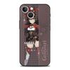 Роскошный чехол для телефона Genshin Impact Game Role для iPhone 13 15 14 12 11 Pro MAX XR X SE XS 7 8 Plus, мягкий черный защитный чехол