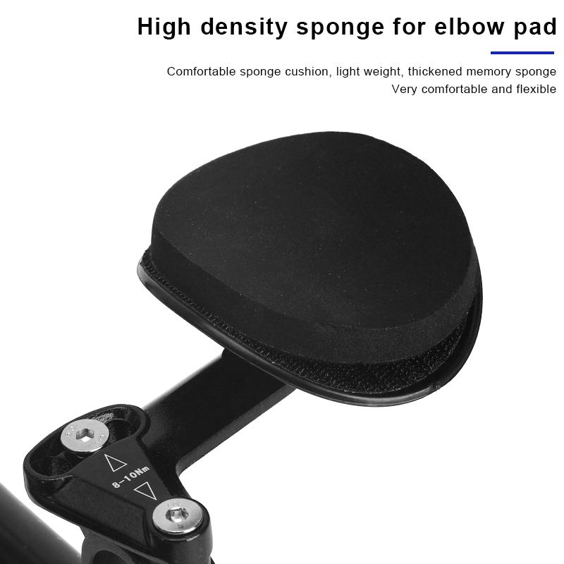 Bicycle Triathlon TT Handlebar Rest Handle Bar Aluminum Alloy Bike Long-Distance Race Bend Bar Straight TT Triathlon Extender