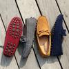 Fashion Men Loafers Walking Footwear Man Comfy Boat Casual Shoes Men Comfy Suede Shoes For Male Flat Designer Shoes Italian Lightweight