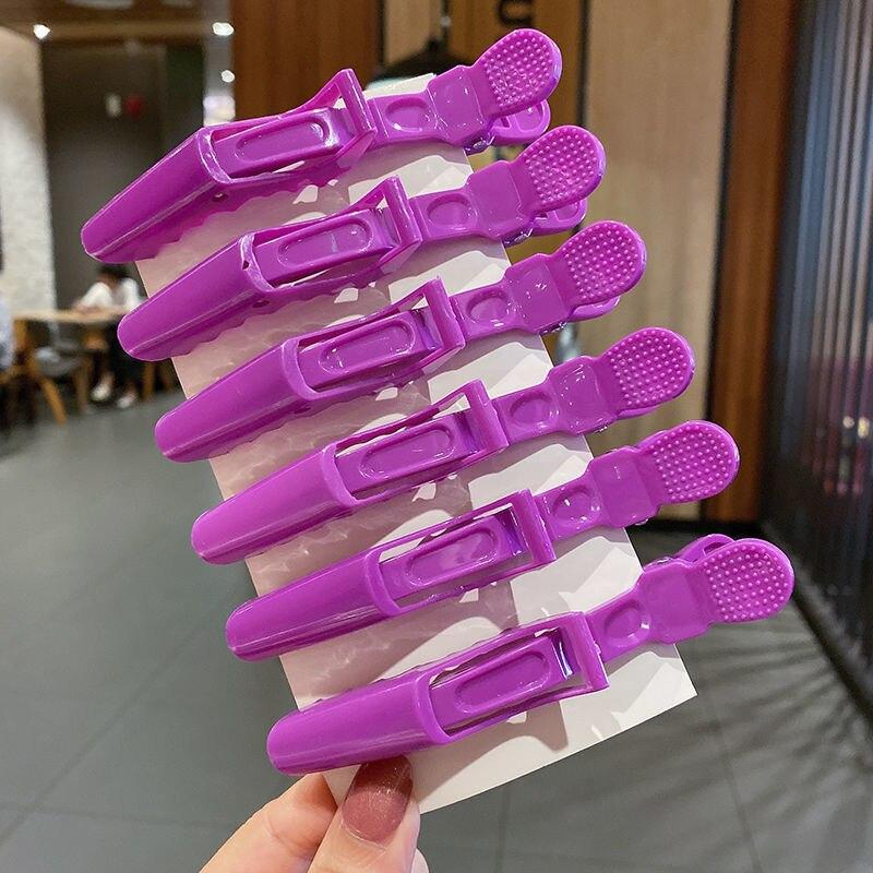 5/6 шт. Красочные зажимы-крокодилы для волос, зажимы для парикмахерской, профессиональный салонный зажим для волос, заколки-крокодилы для волос, парикмахерские аксессуары