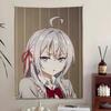 Аля Иногда Прячет Свой Печатный Гобелен Милый Постер Настенное Украшение Искусство Эстетичная Ткань для Фона Подарок на День Рождения