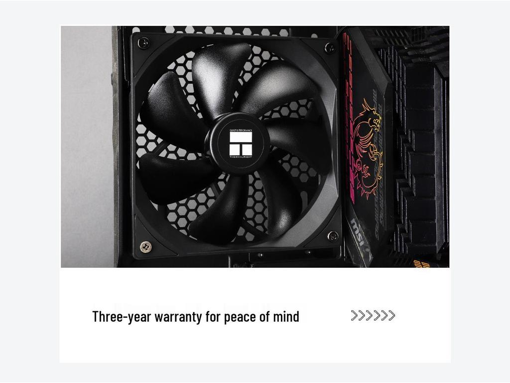 Тихий ШИМ-вентилятор Thermalright TL-C14C 14 см, черный