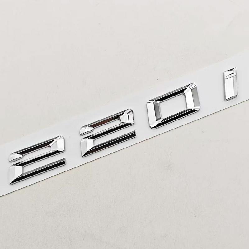 3D ABS Car Styling Logo 230i 220i 218i 225i Badge Sticker Rear Trunk Emblem For BMW 2 Series 230i 220i 218i 225i Accessories