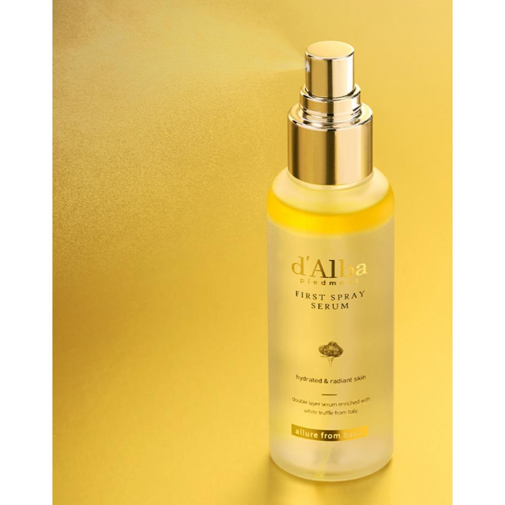 Dalba Сыворотка-спрей First Spray с белым трюфелем 100 мл x 2 шт. + Мягкий кислотный гель для умывания 3 мл x 5 шт.