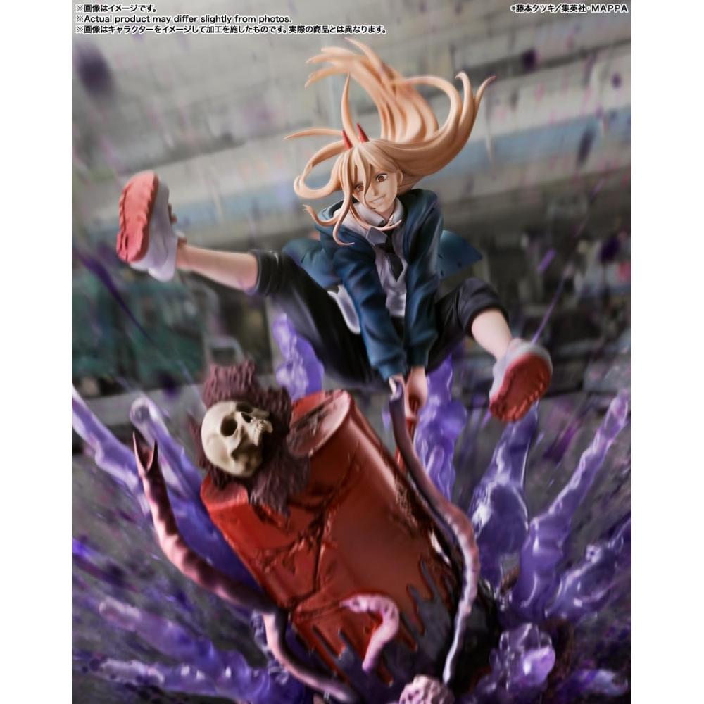 Figuarts ZERO Chainsaw Man Мощность приблизительно. 230 мм ПВХ и АБС окрашенная готовая фигура