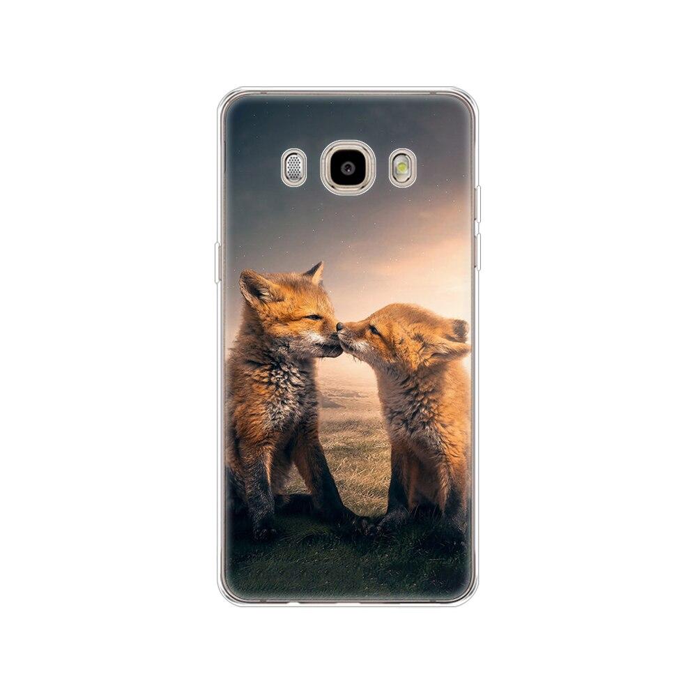 Чехол для Samsung Galaxy J7 J5 2016, чехол J710 510F, чехол для Samsung J7 J5 2016, чехол зима, снег, Рождество