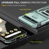 Серия Armor для чехла Google Pixel 8a PC+TPU Чехол для телефона с подставкой и сдвижной крышкой для объектива