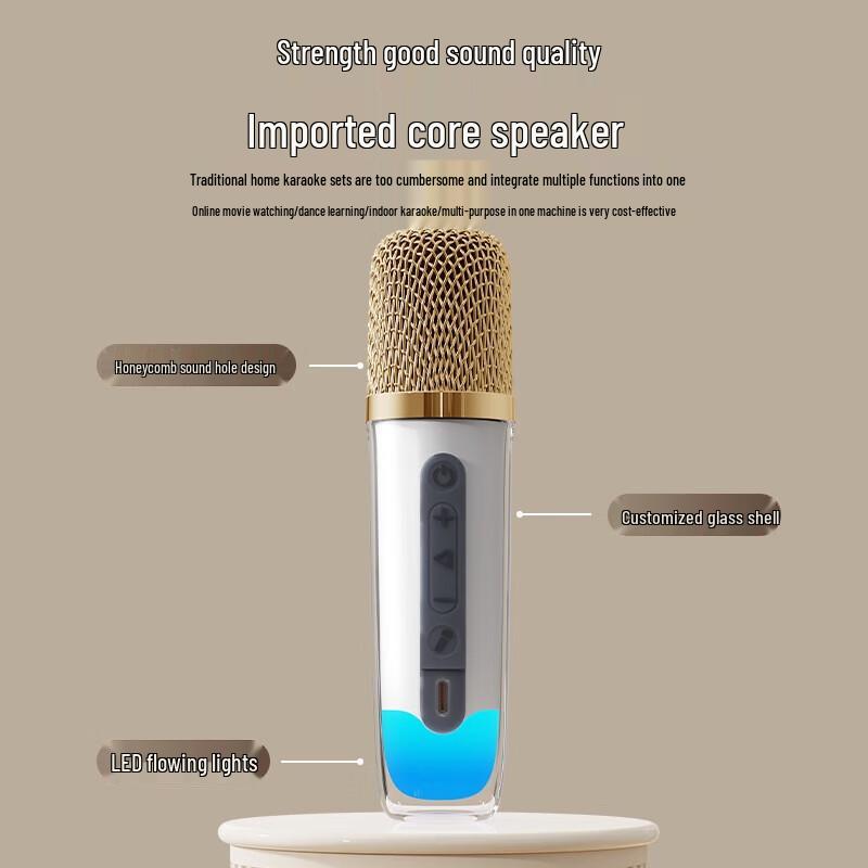 Shanshui V1 Wireless Bluetooth Karaoke Speaker Set