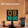 LED Pixel Display Screen App Control LED Car Sign Screen with 32x32 Pixel Custom Text Pattern Animation Programmable LED Screen
