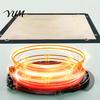 Baking Mats with Snap Buttons Transformable Snap?Up Silicone Mat, Multi?Purpose Food Tray, Heat?Resistant Oil Resistant Tray Dough Rolling