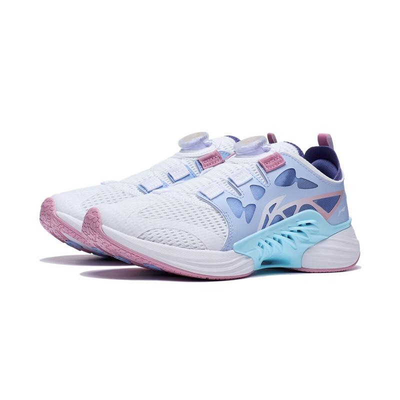 Кроссовки детские Li Ning Canglan 2.0 нескользящие износостойкие дышащие низкие кроссовки детские Aurora-Blue YKFT034-4