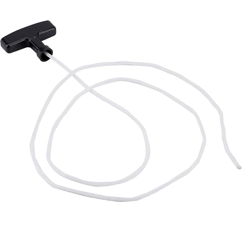 1.2m/3m Replacement Start Pull Cord Starter Pull Cord Rope with Pull Handle Universal Generator Pull Cord for Lawnmowers