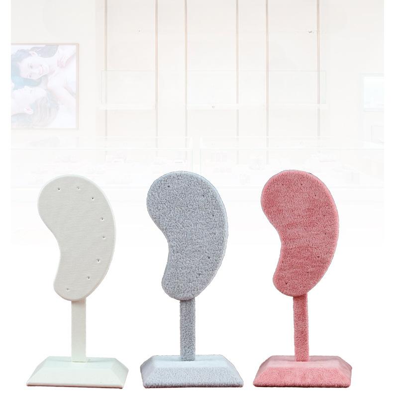 1 шт. Подставка для серег Модная подставка в форме уха для клипс-гвоздиков для серег, органайзер для украшений, держатель, подставка для серег, подвесок, ювелирная стойка, модель уха