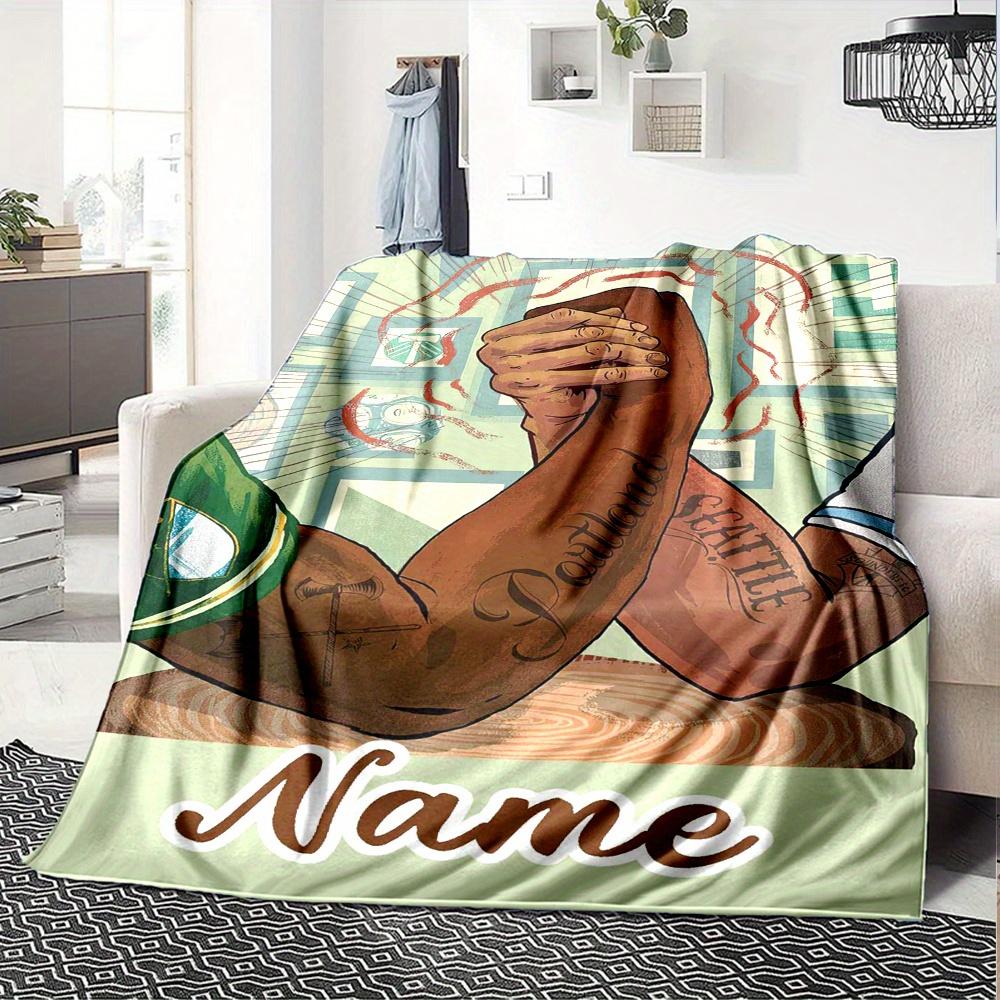 Home Arm Wrestling Blanket Fashion Home Blankets Used For Chair Office Sofa Bed Camping Soft And Warm Giving Friends And Relatives Birthday Gifts