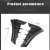 1 Pair Universal Carbon Black Car Fender Vents Air Sticker Cover For Porsche Cayenne Panamera Macan Boxster Cayman 718 911 VT6