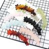 Korean Simple Frosted Banana Ponytail Hair Clips Small Flowers Ponytail Holder Back Head Banana Clip Plum Blossom Twisted Clip