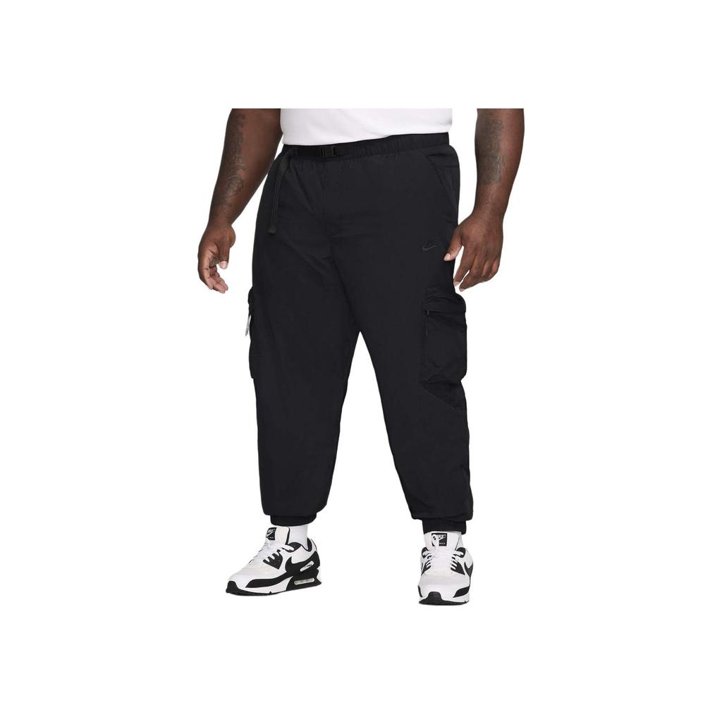 Nike Модные удобные облегающие однотонные спортивные брюки-джоггеры мужские низ Черный FZ0756-010