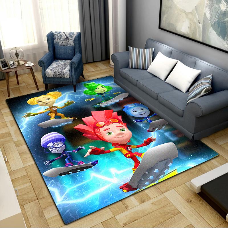 The Fixies Carpet Rug for Living Room Bedroom Home Sofa Decoration,Kids play Non-slip Floor Mat