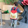 Stylish Kindergarten Backpack For Kids With Trendy Color Block Design And Spacious Capacity