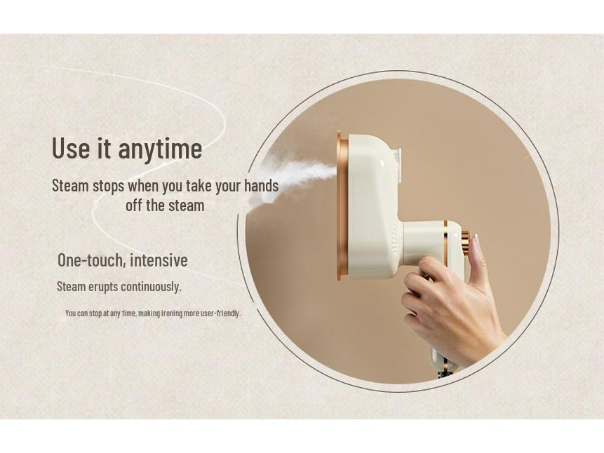 Portable Handheld Iron: Mini Travel Wet/Dry Ironing Machine