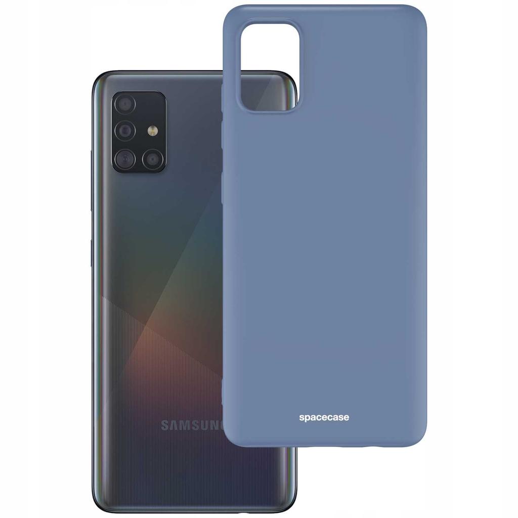 Sc Silicone Case Galaxy A71 Blue