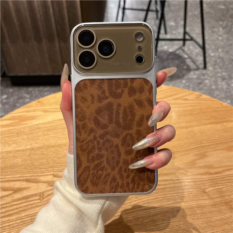 Защитный чехол-наклейка со скином под леопарда для Apple iPhone 13-17, включая iPhone 16 PRO.