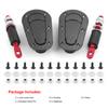 Black/Carbon Fiber Racing Car Quick Release Bonnet Lock Hood Pins Latch No Key Locking Kit