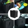 Подвесной ящик для хранения на заднем сиденье автомобиля, складной водонепроницаемый автомобильный органайзер, карман для телефона, сумка для мусора, мусорное ведро, спинка сиденья