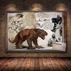 Модульный холст Ark Survival Evolved Картины Живопись Игра на выживание Домашний декор Принт Постер с динозавром Гостиная Современное настенное искусство