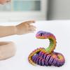 3D-печатная змея 3D-печатная шарнирная змея коллекционные предметы имитация дракона гадюка игрушки гибкое движение суставов для детей