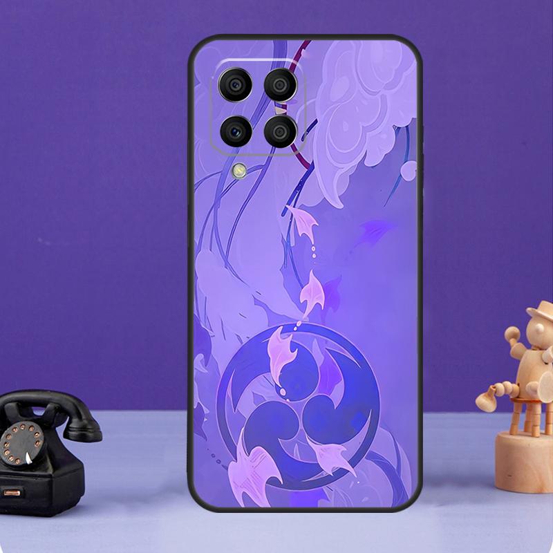 Чехол Genshin Impact Raiden Shogun для Samsung Galaxy M13 M33 M53 M20 M30s M31s M12 M32 M52 M11 M51 M14 M34 M54 M55