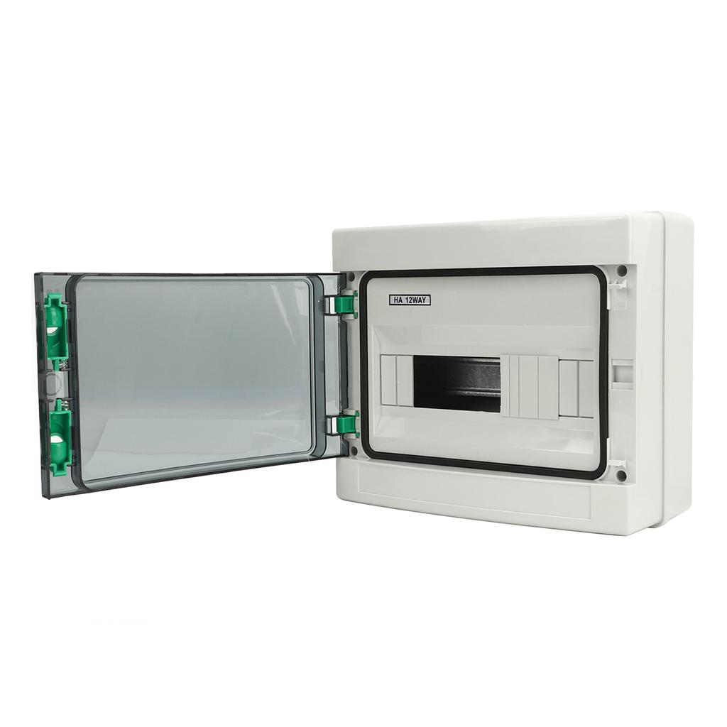 Распределительная коробка Уличная IP65 Водонепроницаемая 12-полюсная Автоматический выключатель PV Объединительная коробка ABS с DIN-рейкой