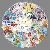50 Pokemon Personality Graffiti Stickers for DIY: Anime-Themed for Suitcases, Phones, Water Cups & Cars