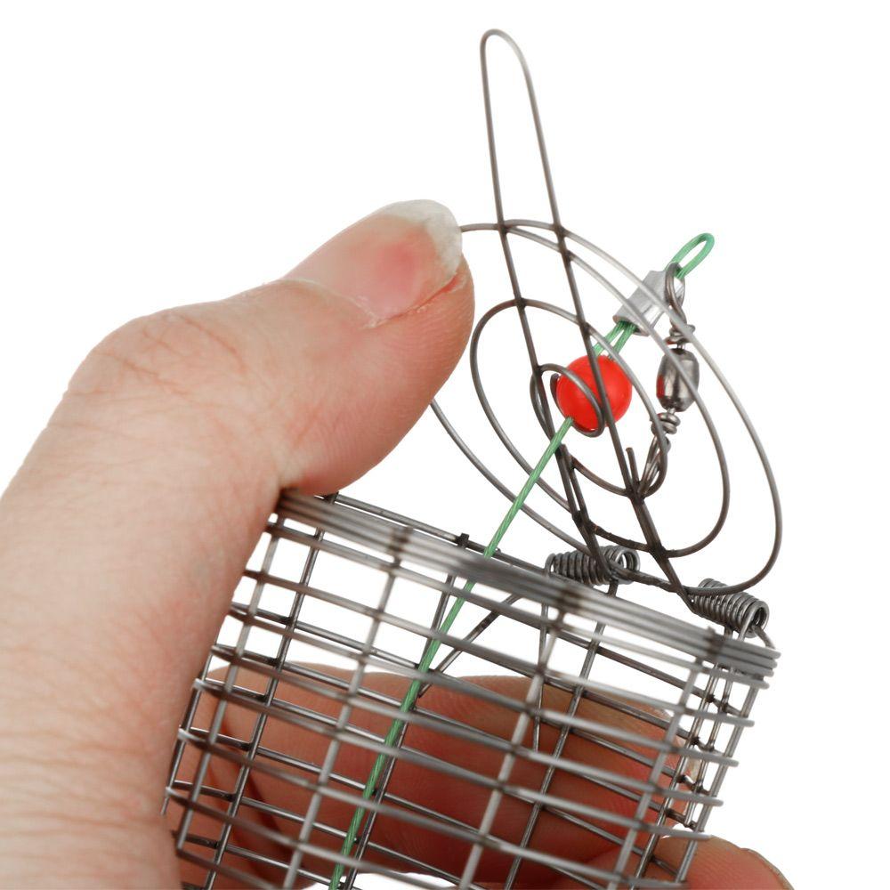 Fishing Tackle Trap Basket Aquarium Bait Feeder Food Feeding Fishing Lure Trap Fishing Bait Cage