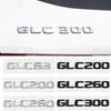 FBK3   2025 Hot New 3D ABS Car Rear Trunk Letter Emblem Badge Decals Sticker For Mercedes Benz GLC X253 GLC260 GLC300e GLC350d GLC200 4
