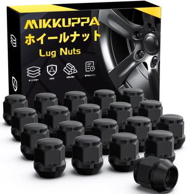 MIKKUPPA Колесные гайки M12 x для и Конические Одноместные Черные Длина Набор колесных гаек P1.25 Nissan, Subaru, Suzuki, Гайки, 19HEX, 25мм, 20,