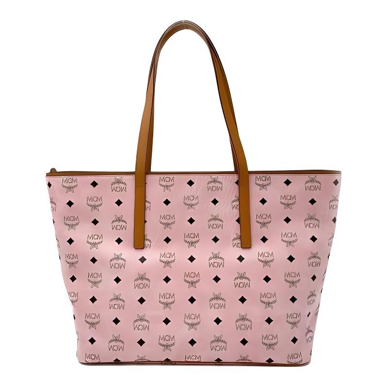 MCM Canvas Tote Shoulder Bag Regular MWPBAF001PZ001
