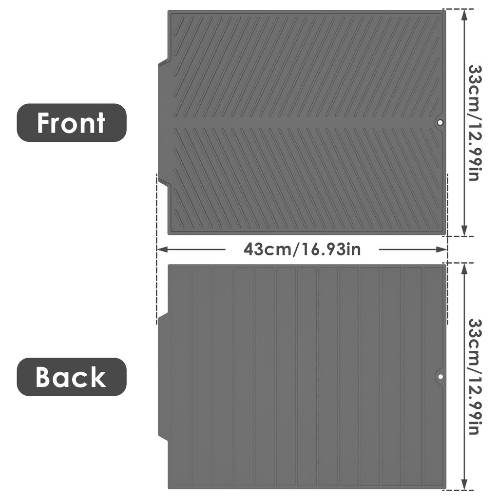 Силиконовый коврик для сушки посуды, подставка для слива воды, коврик для сушки кастрюль и тарелок для кухонной посуды, нескользящие коврики, термостойкие подставки, кухонные принадлежности для столешницы