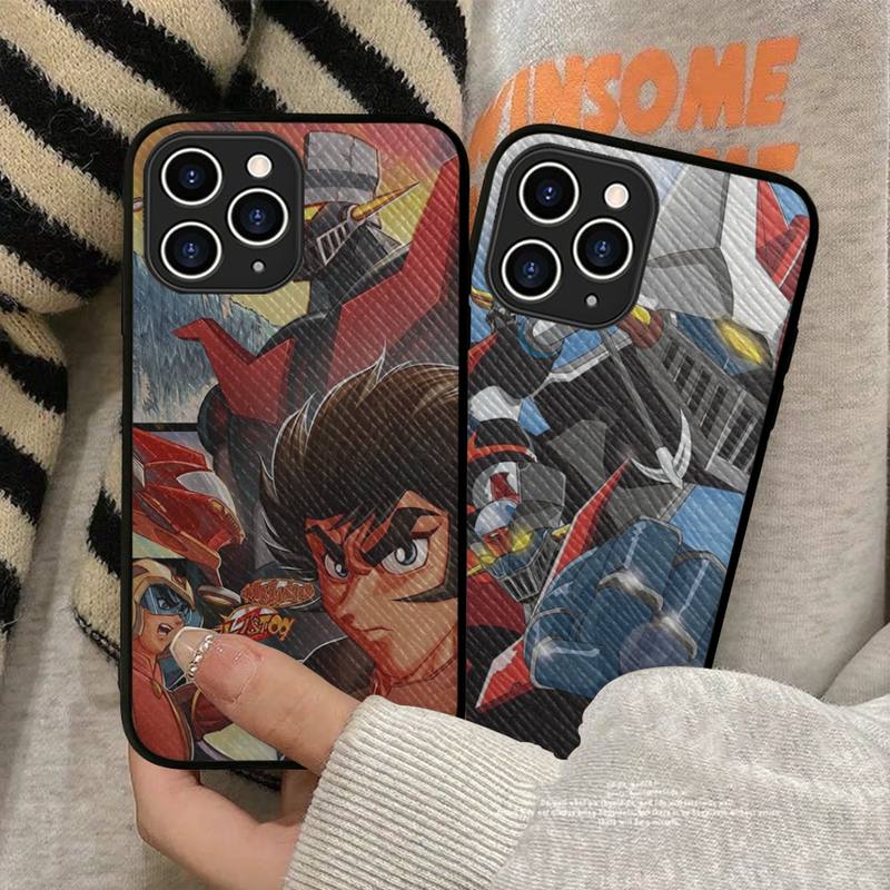 Чехол для телефона Anime Mazinger Z, жесткий кожаный чехол для iPhone 11 12 13 Mini Pro Max 8 7 Plus SE 2020 X XR XS Coque
