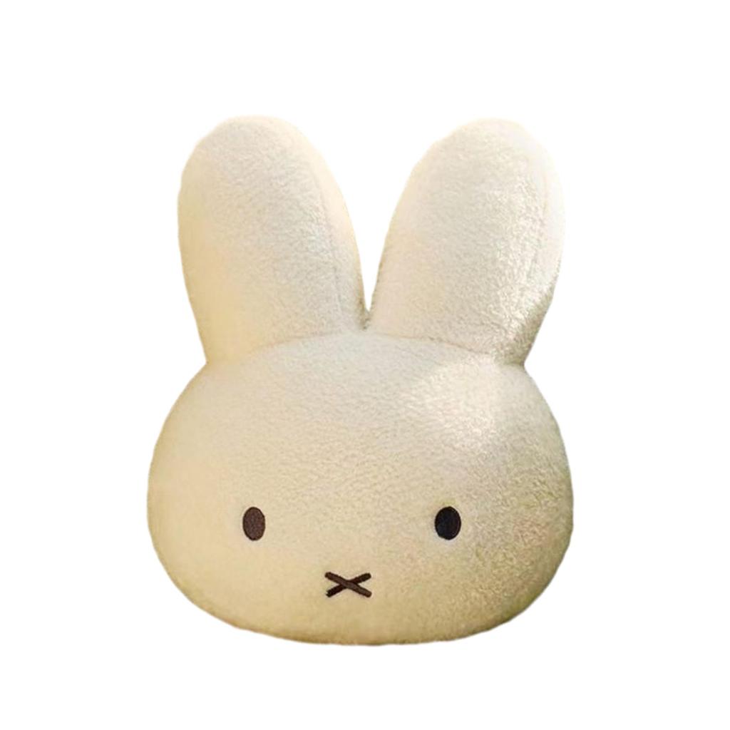 Sleeping Miffy Plush Cushion, Body Pillow, Soft, Stylish, Cute Character Item, 40x30cm (Normal/Beige)