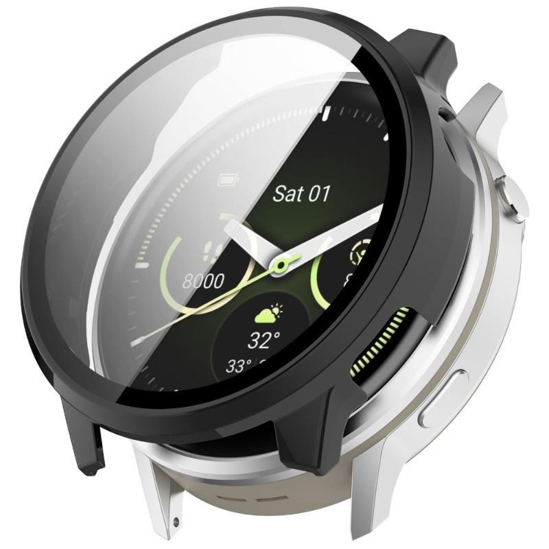 Tempered Glass Full Coverage Case for Garmin Venu4 45mm Venu 4 41mm Smart Watch Protective Cover Bumper