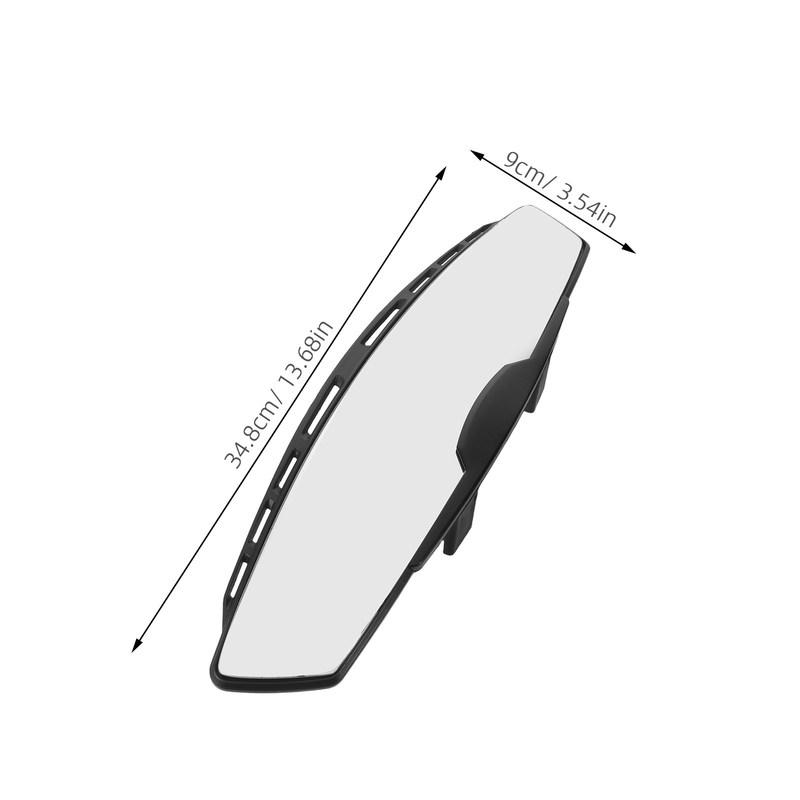 Automotive Interior Rearview Mirror Wide-Angle Rotatable Auxiliary Rear View Mirror for Backseat Monitoring Universal Car