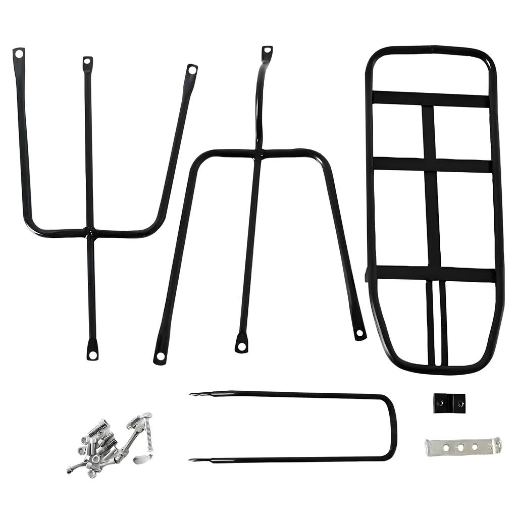 Alloy Bike Cargo Pannier Rack Mountain Bike Disc Brakes Reinforced Rear Rack for Folding Bike Bike Seat
