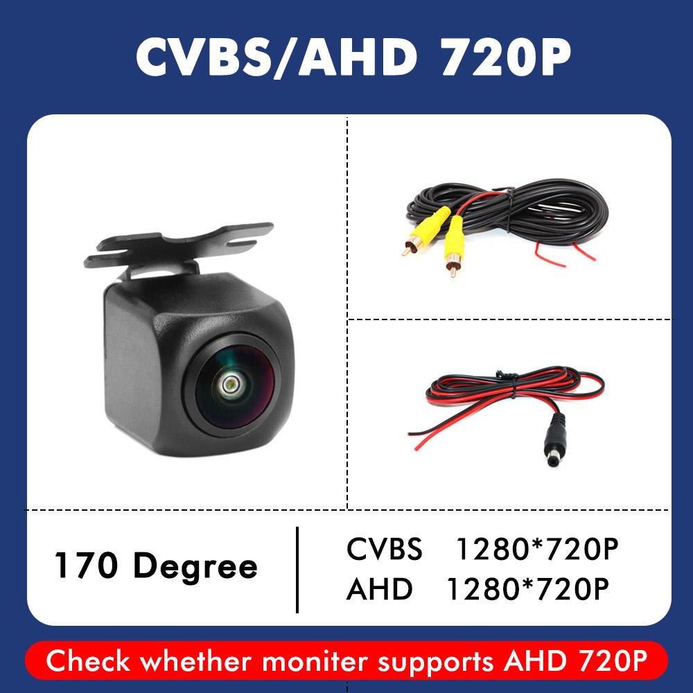 180 градусов 1080P AHD CCD универсальная фронтальная камера без парковочной линии камера переднего вида для автомобиля парковочная камера без зеркала