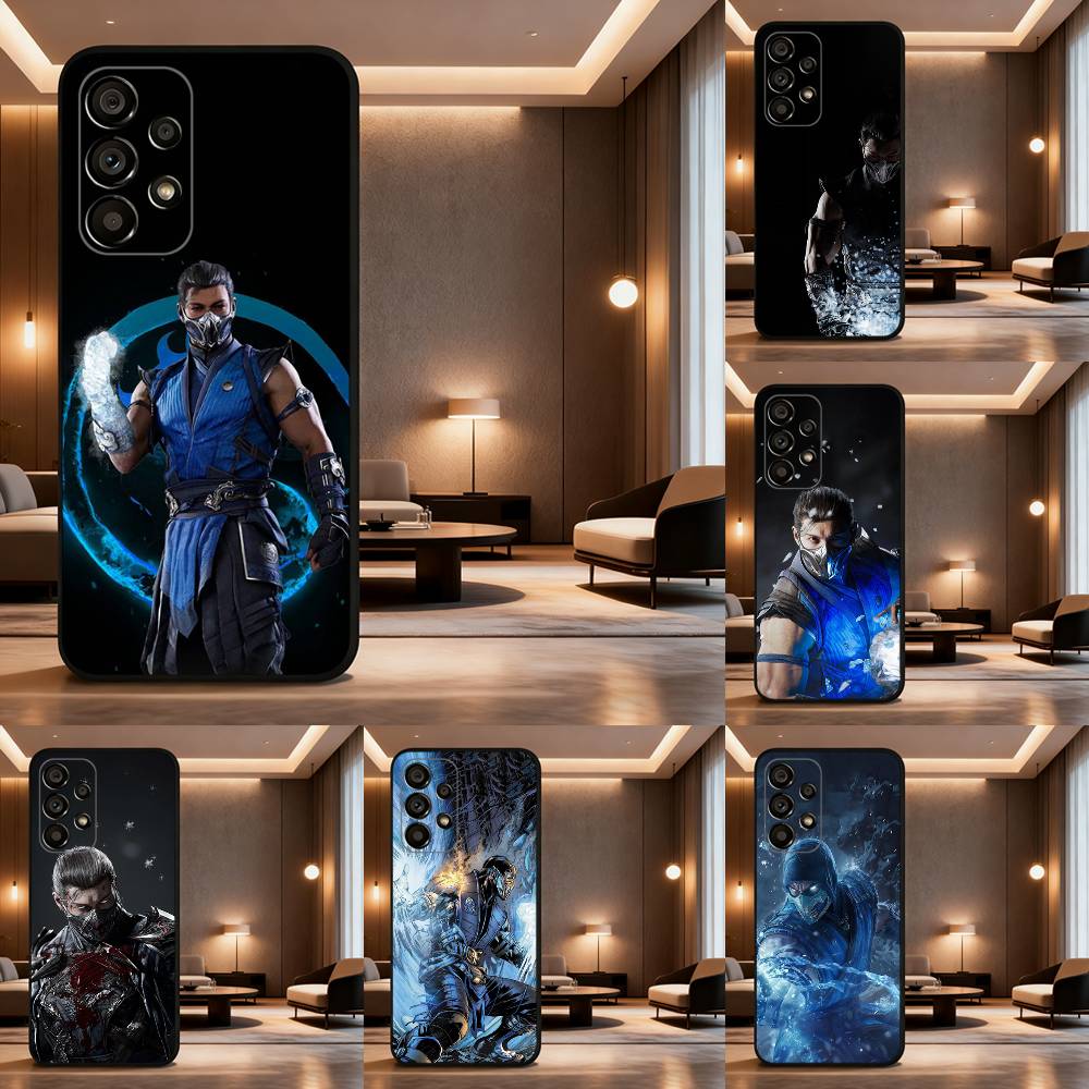 Game M-MK Sub Z-Zero Phone Case For Samsung Galaxy A73,31,32,72,41,53,52,71,22,5G,Note,J7,8,9 Soft Black Cover