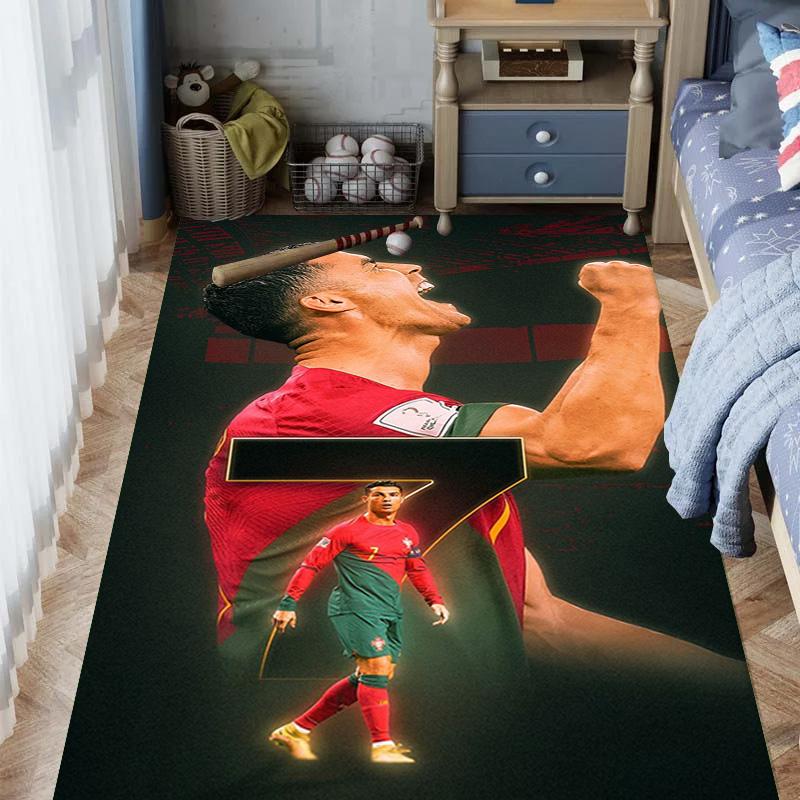 Cristiano Ronaldo's Legacy carpet Living room and bedroom mats printing Protective pad Art Doormat