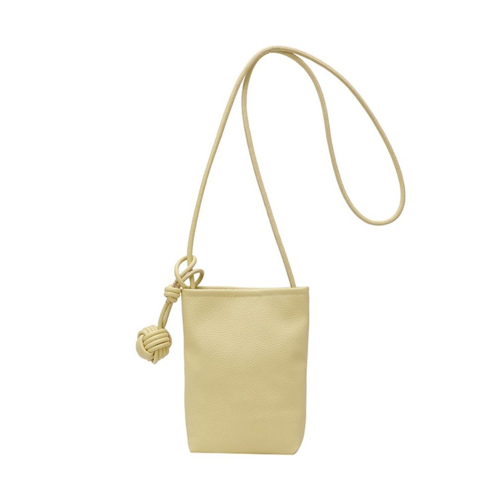 PU Leather Mobile Phone Crossbody Bag Small Purses Simple Leather Trend Shoulder Bag Soft Candy Color Mini Summer Shoulder Bags