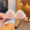 2 шт./компл. заколки для волос в виде кроличьих ушей для девочек, милые кавайные заколки для волос, заколки, головные уборы, детские аксессуары для укладки волос